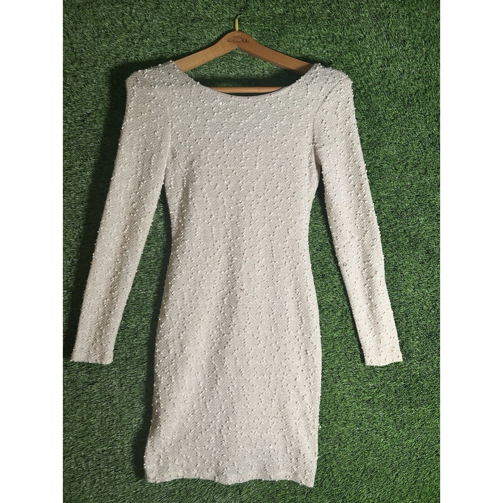 Jennifer Lopez Women's Cocktail Dress Cream Colored Size XS